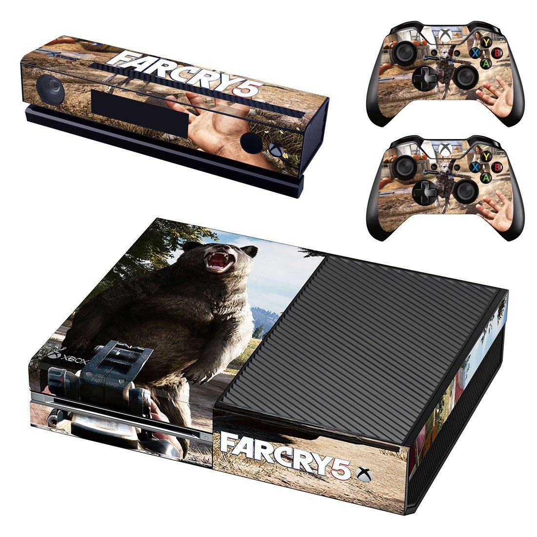 Far Cry 5 decal skin sticker for Xbox One console and controllers
