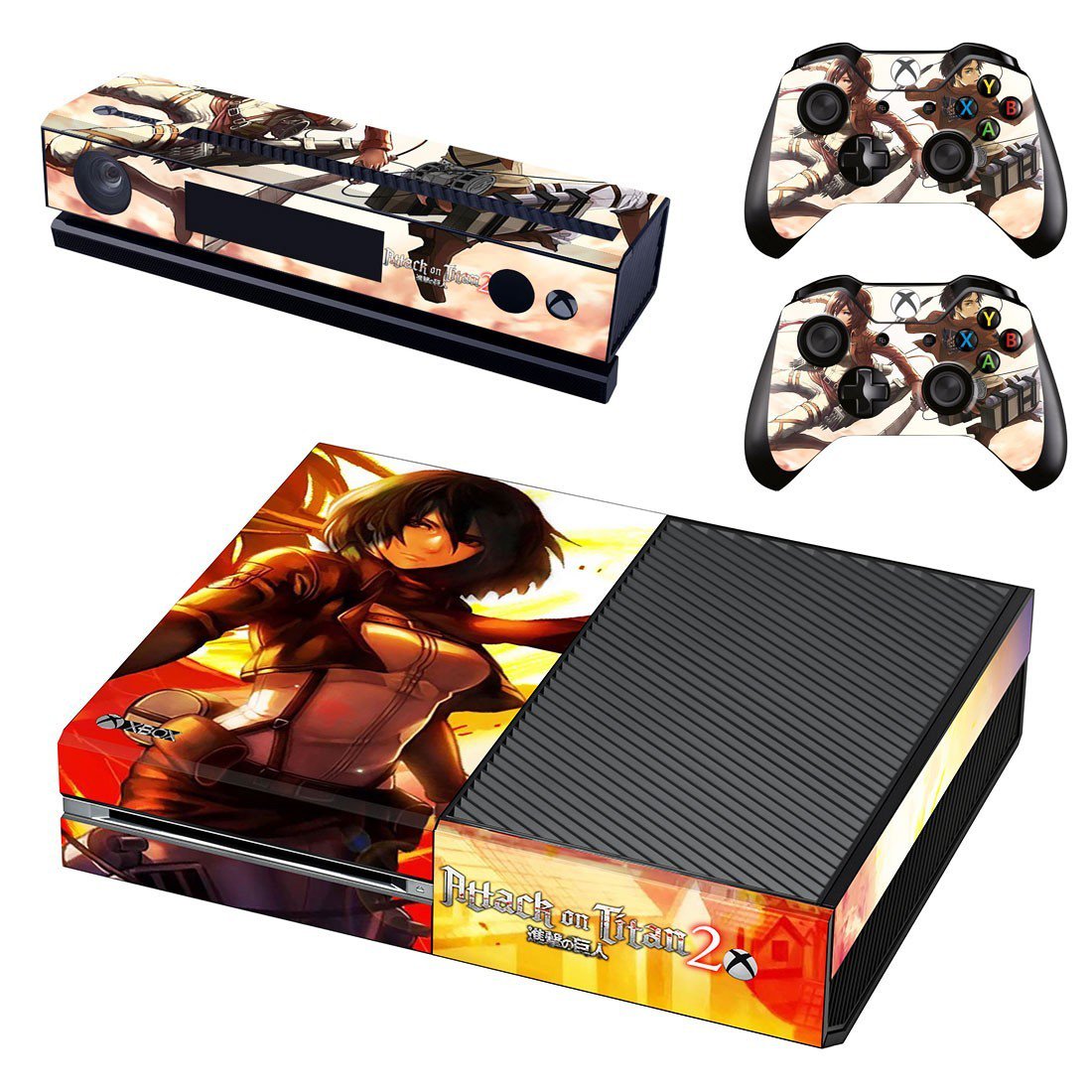 Attack on Titan 2 decal skin sticker for Xbox One console and controllers
