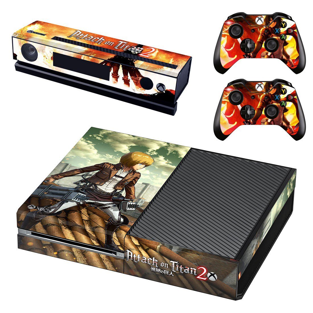 Attack on Titan 2 decal skin sticker for Xbox One console and controllers