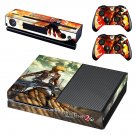 Attack on Titan 2 decal skin sticker for Xbox One console and controllers