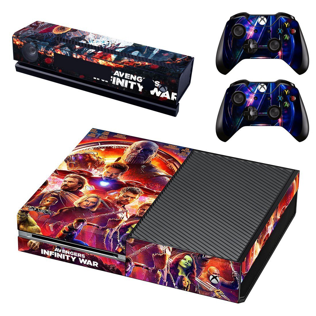 Avengers infinity war decal skin sticker for Xbox One console and controllers
