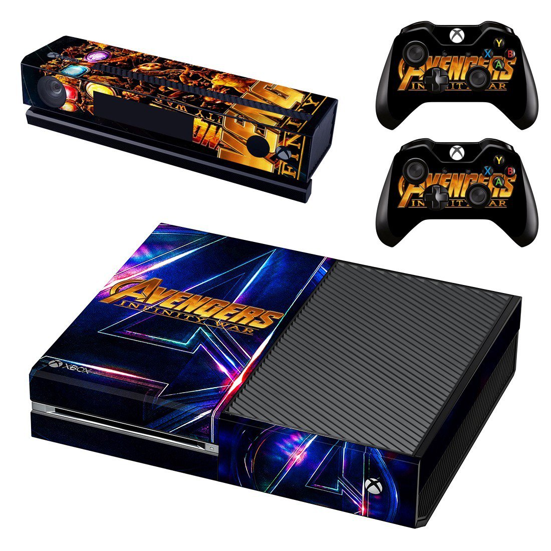 Avengers infinity war decal skin sticker for Xbox One console and controllers