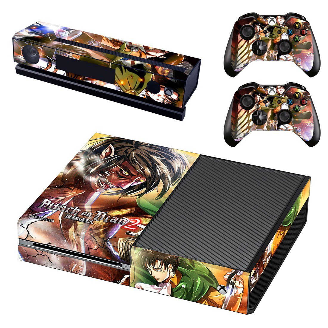 Attack on Titan 2 decal skin sticker for Xbox One console and controllers