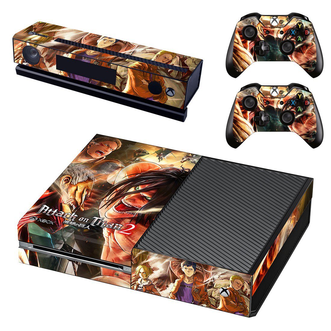 Attack on Titan 2 decal skin sticker for Xbox One console and controllers