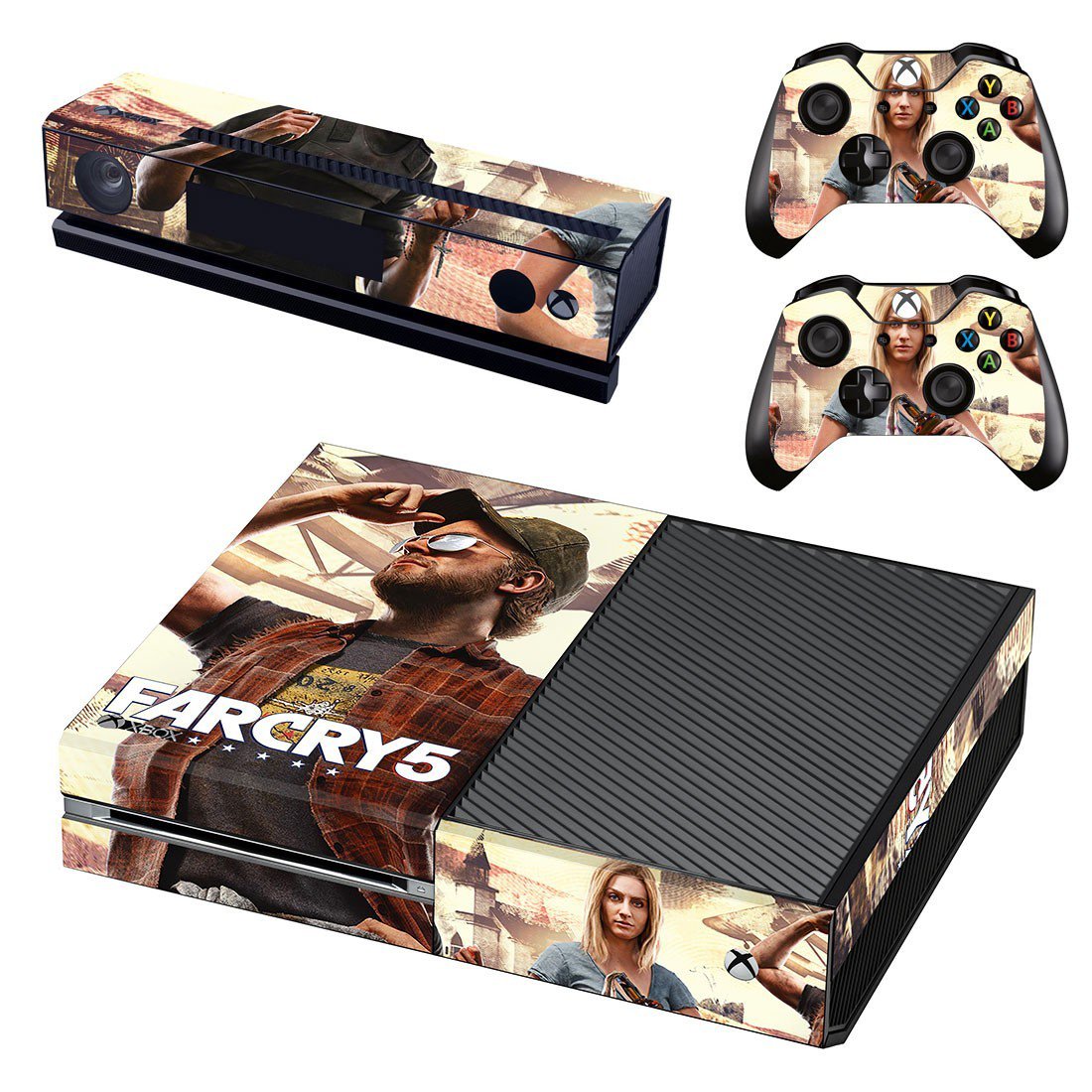 Far Cry 5 decal skin sticker for Xbox One console and controllers