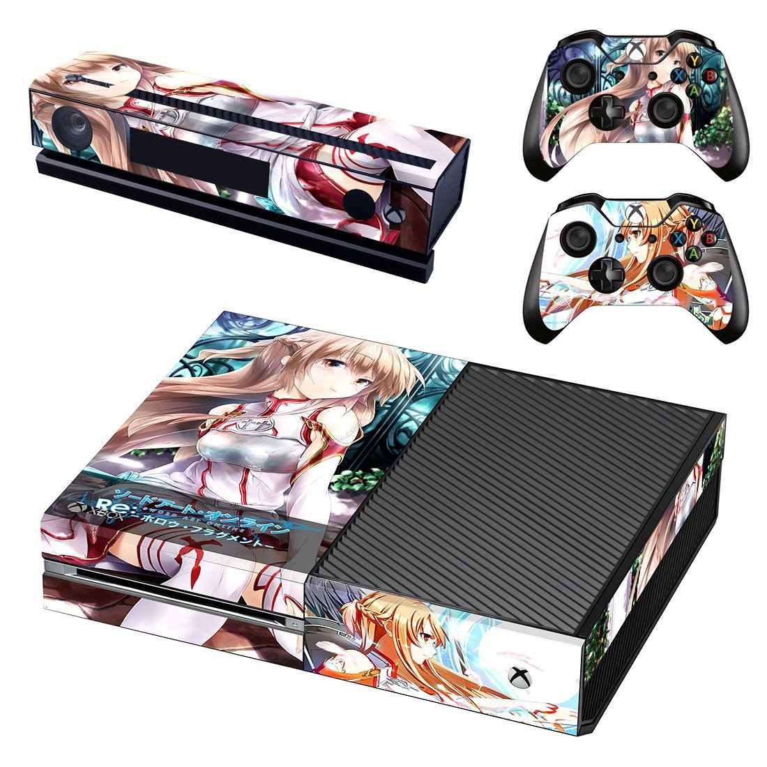 Sword Art Online decal skin sticker for Xbox One console and controllers