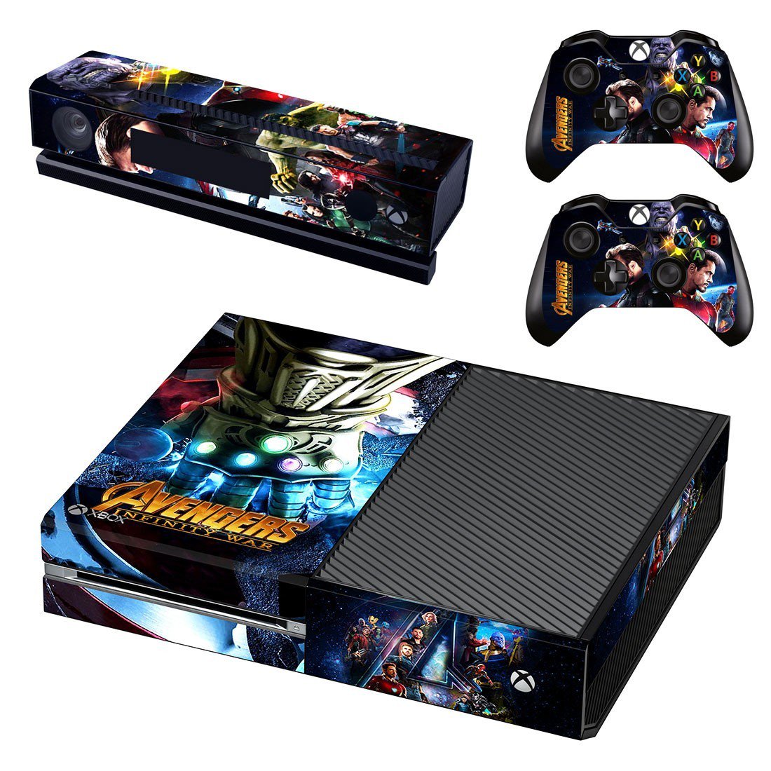 Avengers infinity war decal skin sticker for Xbox One console and controllers
