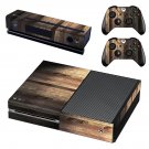 Wooden Board decal skin sticker for Xbox One console and controllers
