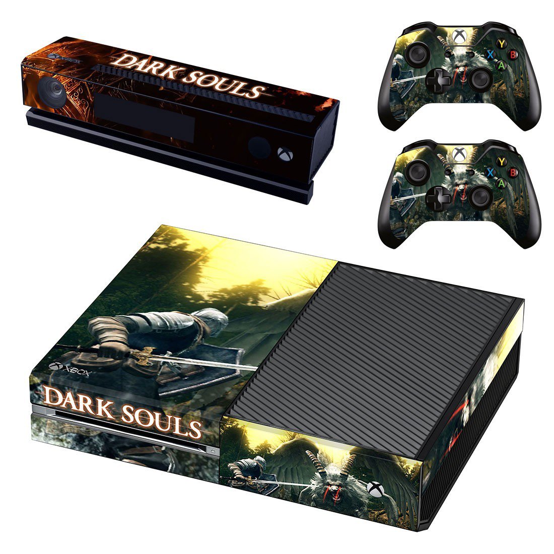 Dark Souls decal skin sticker for Xbox One console and controllers