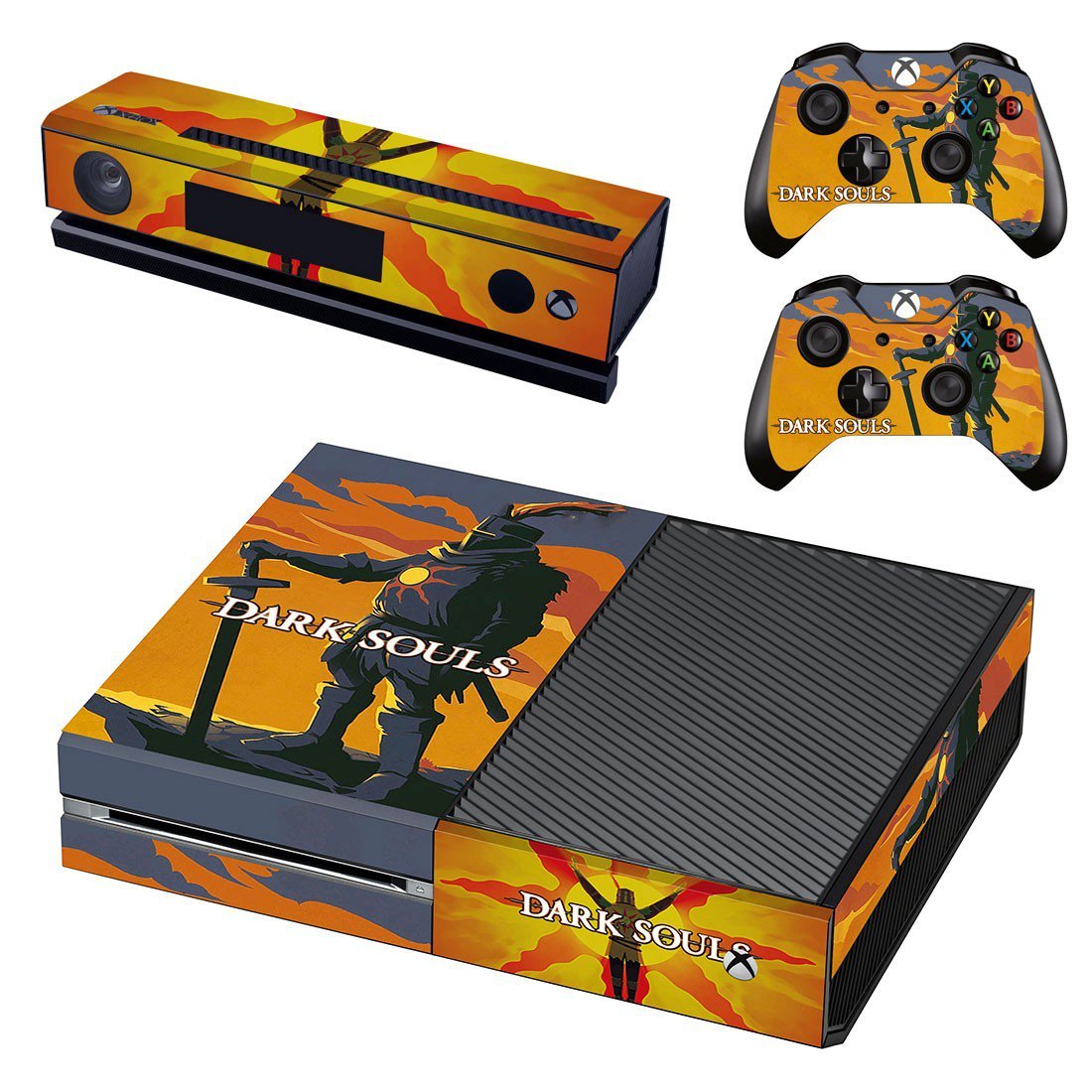 Dark Souls decal skin sticker for Xbox One console and controllers