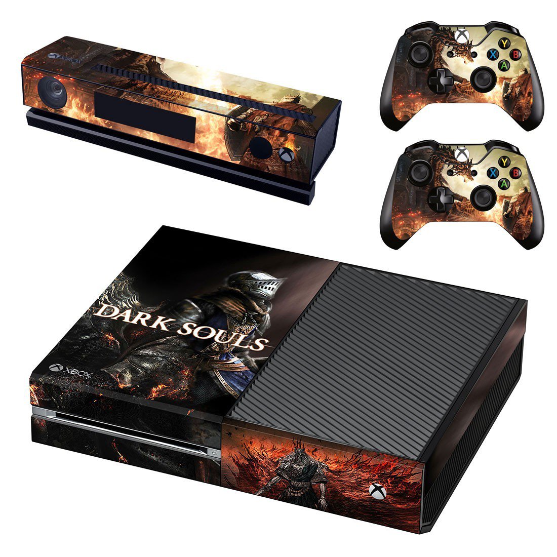 Dark Souls decal skin sticker for Xbox One console and controllers