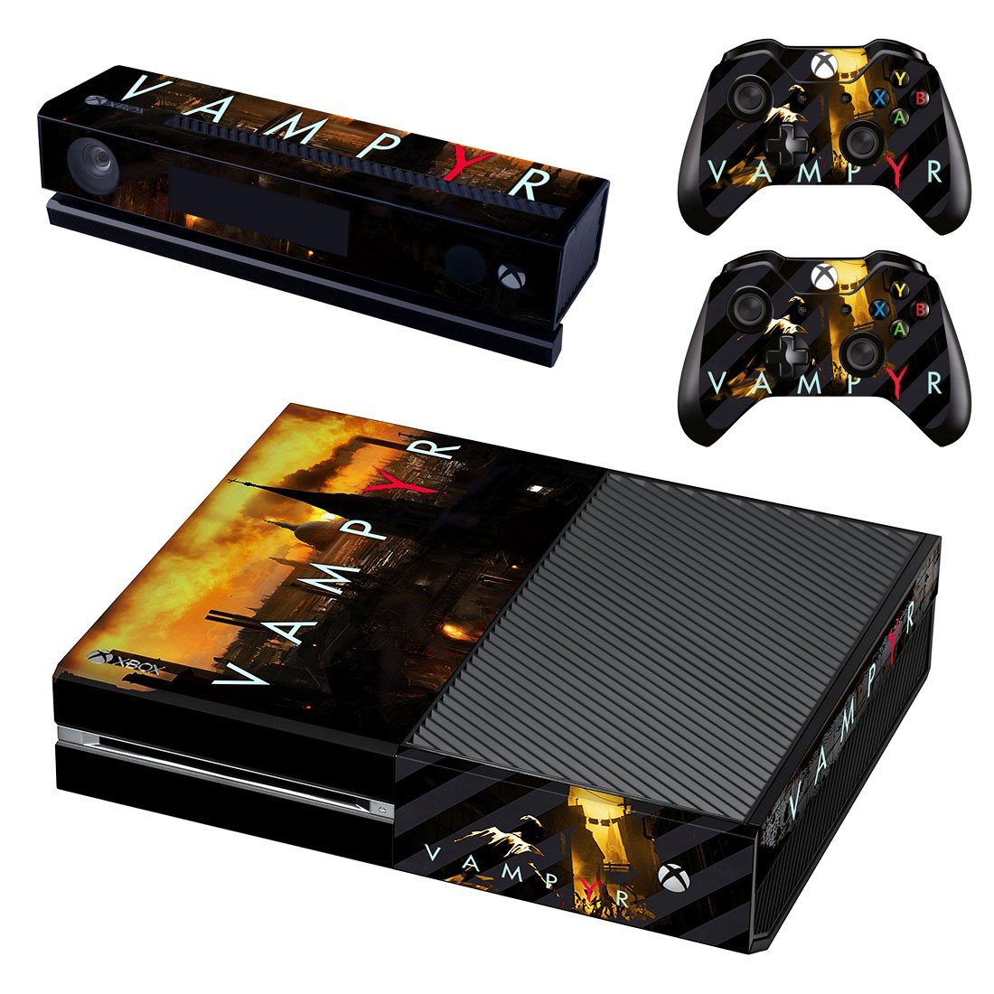 Vampyr decal skin sticker for Xbox One console and controllers