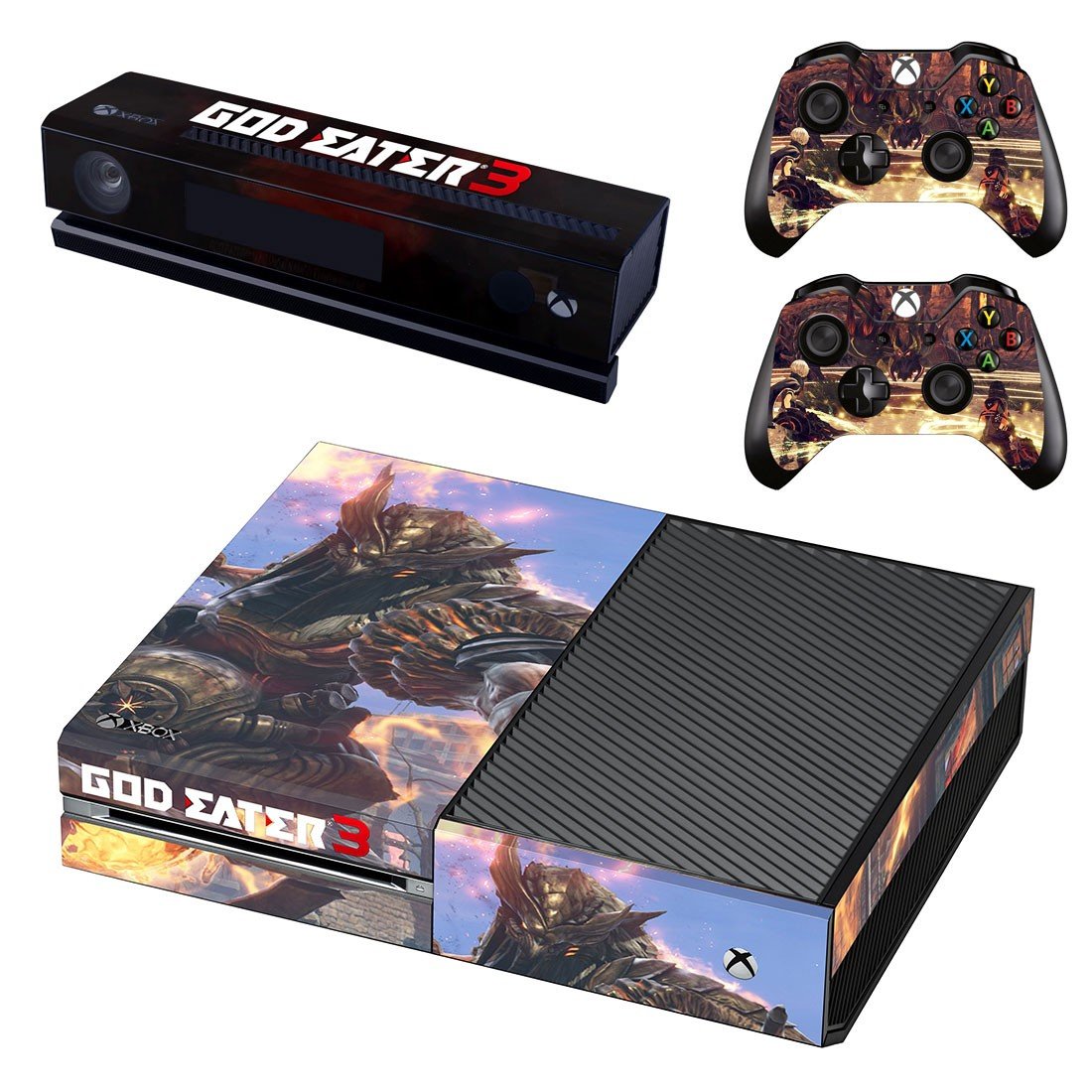 God Eater 3 decal skin sticker for Xbox One console and controllers