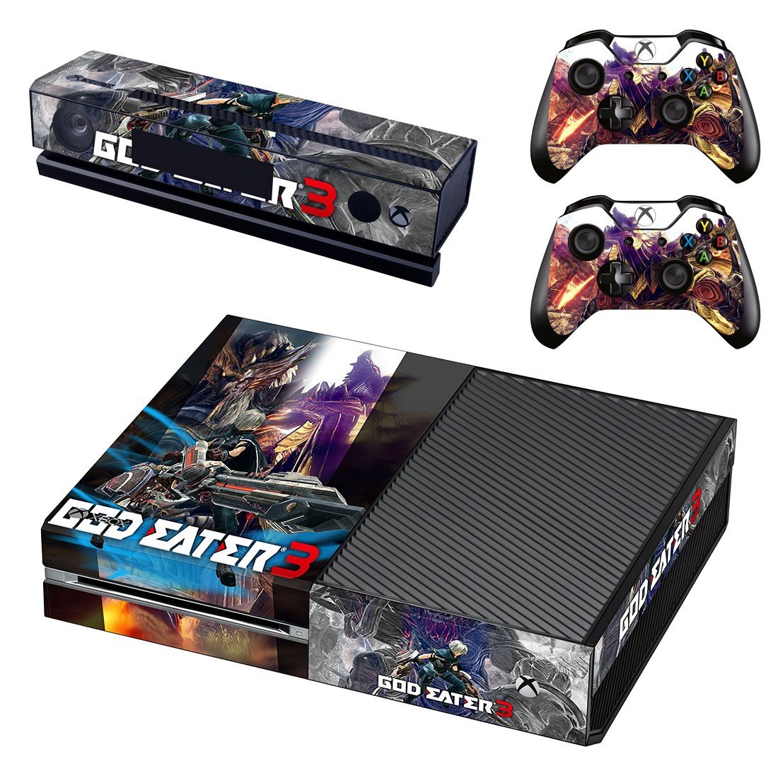 God Eater 3 decal skin sticker for Xbox One console and controllers