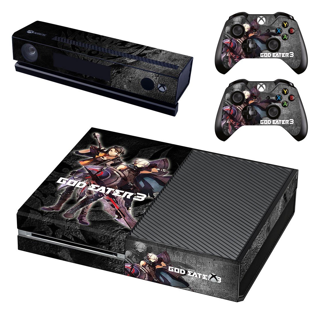 God Eater 3 decal skin sticker for Xbox One console and controllers