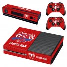 Spider Man decal skin sticker for Xbox One console and controllers