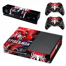 Spider Man decal skin sticker for Xbox One console and controllers