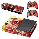 Spain National FT decal skin sticker for Xbox One console and controllers