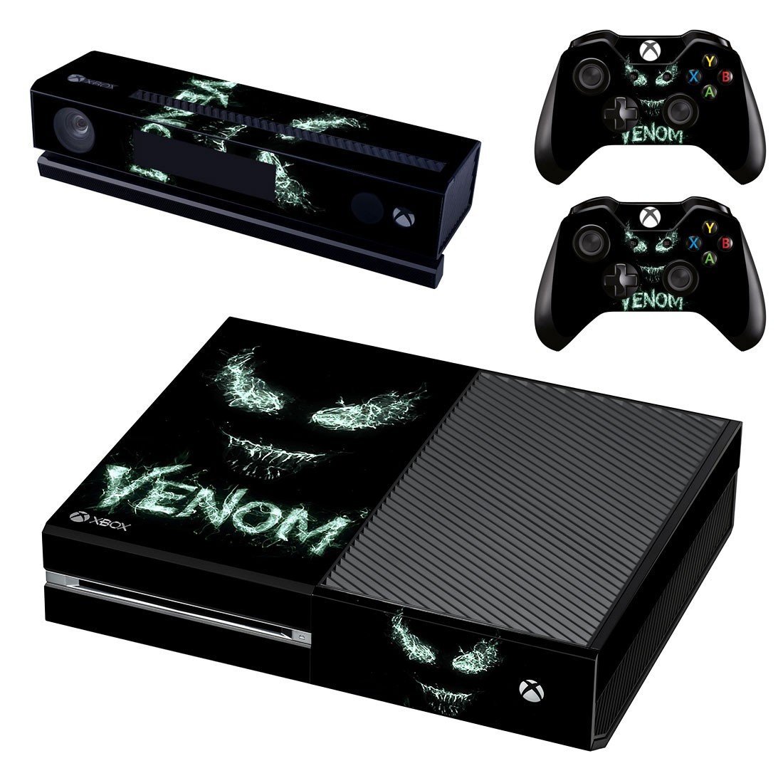 Venom decal skin sticker for Xbox One console and controllers
