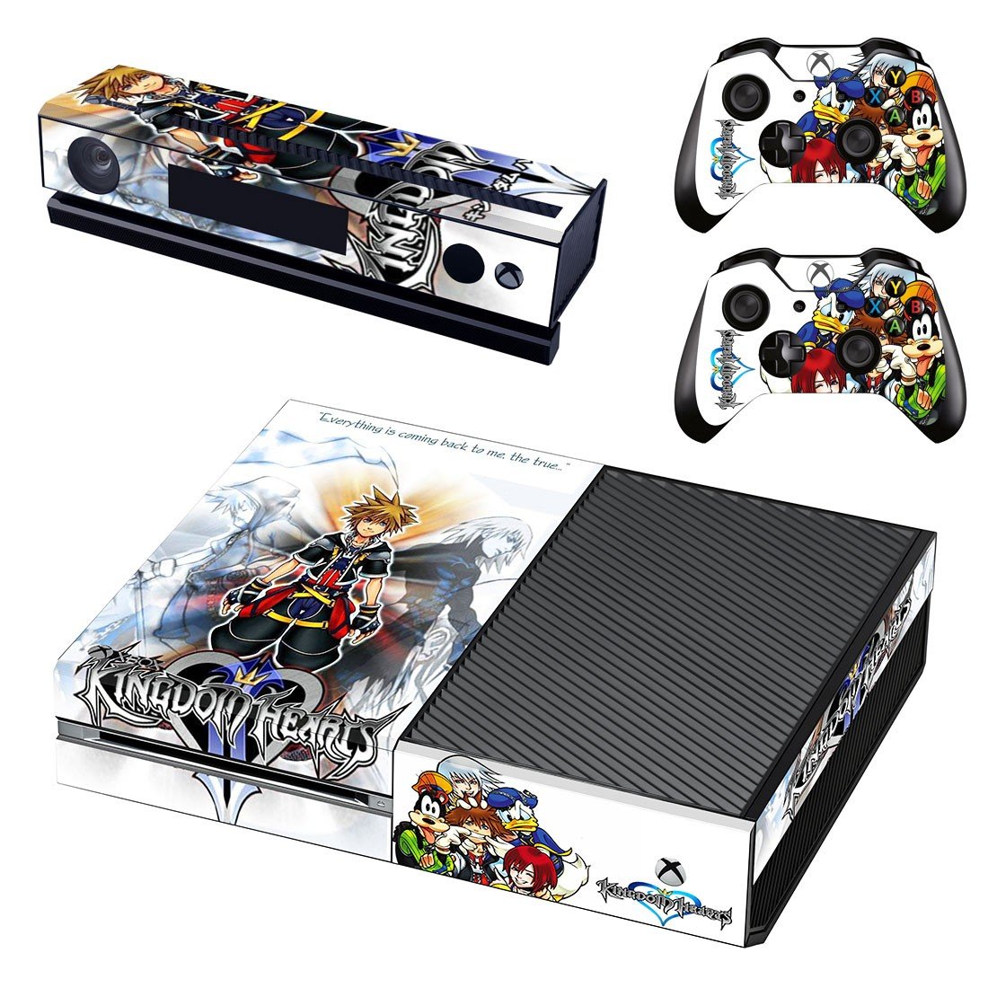 Kingdom Hearts decal skin sticker for Xbox One console and controllers