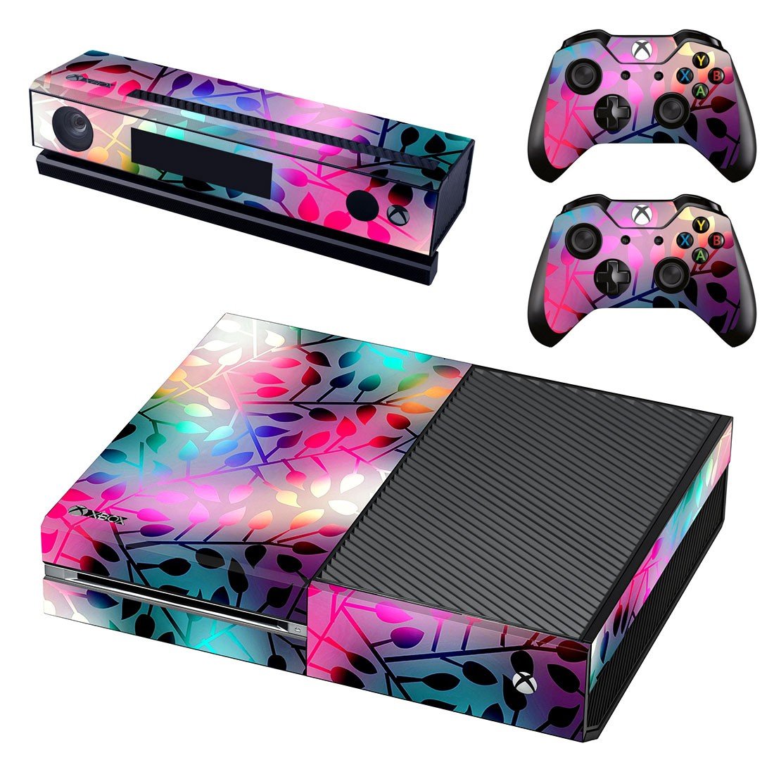 Abstract wallpaper decal skin sticker for Xbox One console and controllers