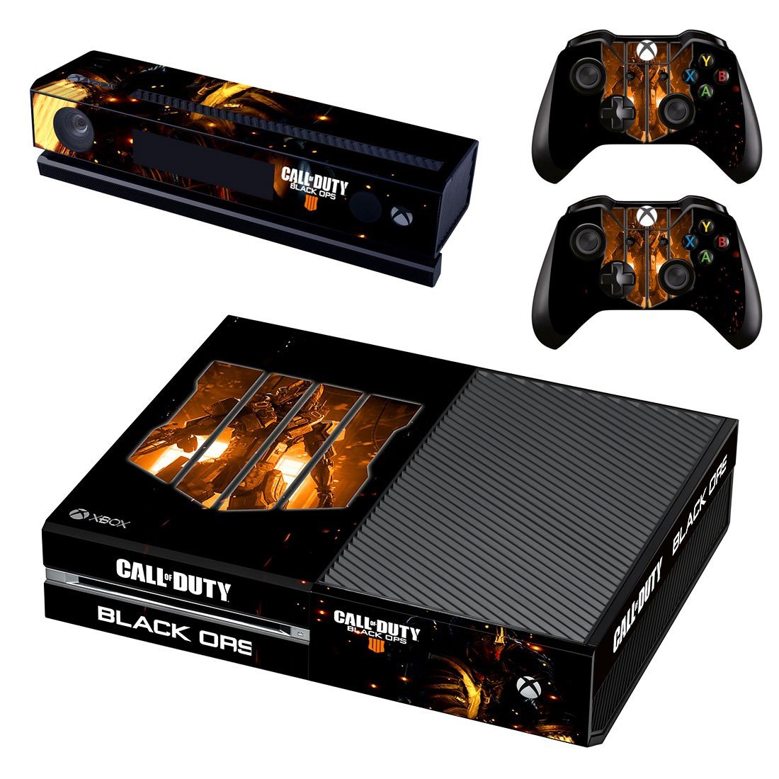 Call of Duty black ops 4 decal skin sticker for Xbox One console and controllers