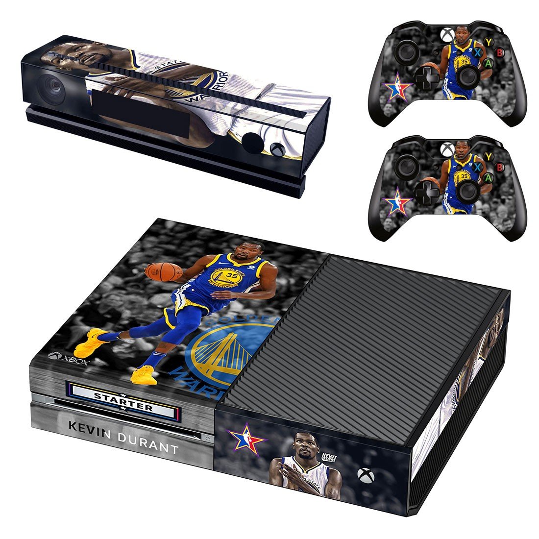 Kevin Durant decal skin sticker for Xbox One console and controllers