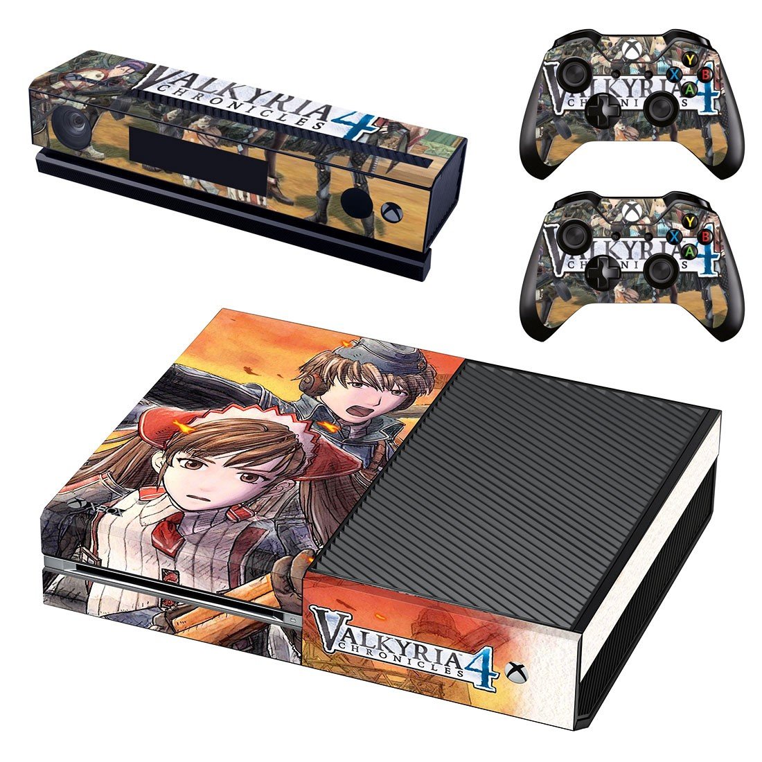 Valkyria Chronicles 4 decal skin sticker for Xbox One console and controllers