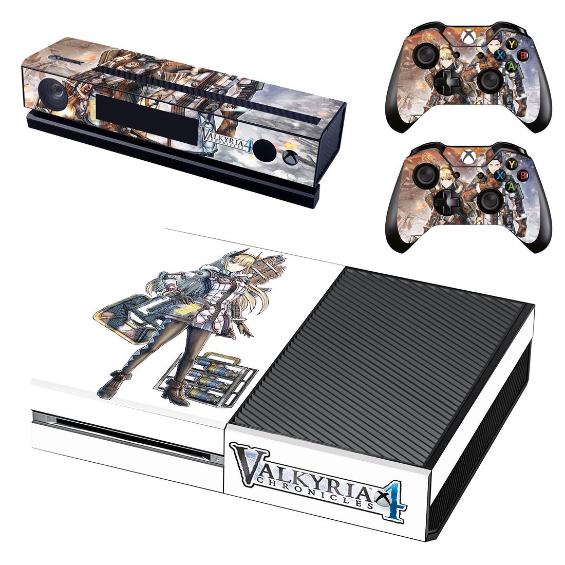 Valkyria Chronicles 4 decal skin sticker for Xbox One console and controllers