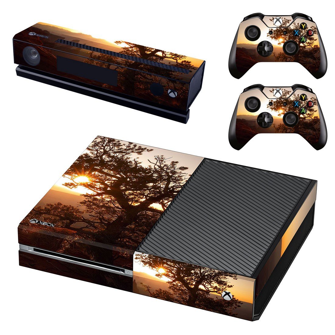 Tree Wallpaper decal skin sticker for Xbox One console and controllers
