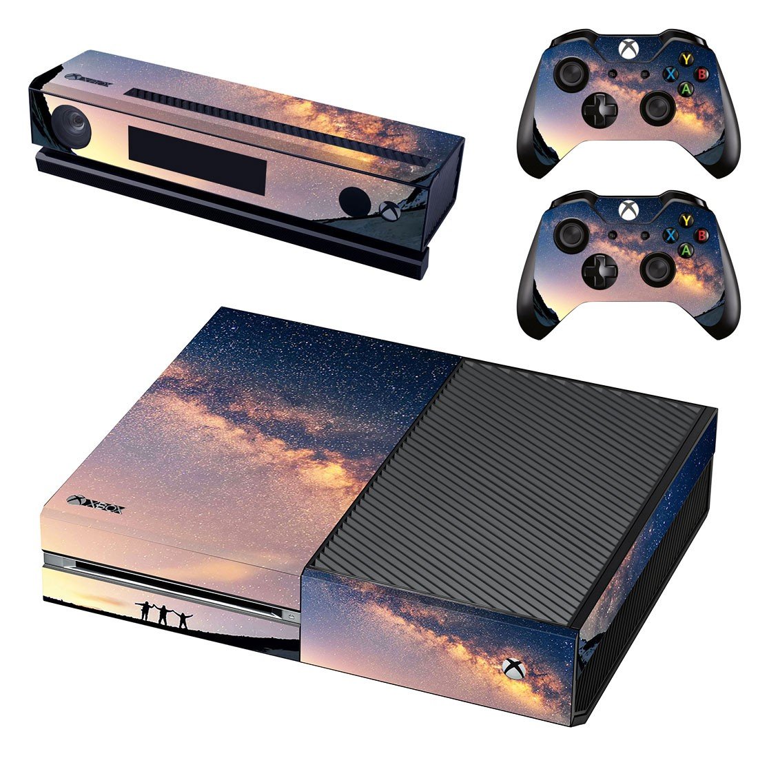 Sky Wallpaper decal skin sticker for Xbox One console and controllers