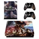 Monster Hunter world decal skin sticker for Xbox One X console and controllers