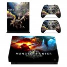 Monster Hunter world decal skin sticker for Xbox One X console and controllers