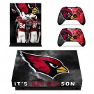 Seattle black hawk decal skin sticker for Xbox One X console and controllers
