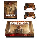 Far Cry 5 decal skin sticker for Xbox One X console and controllers
