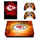 Kansas City Chiefs decal skin sticker for Xbox One X console and controllers