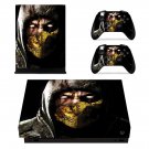 Mortal Kombat X decal skin sticker for Xbox One X console and controllers