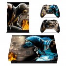 Mortal Kombat X decal skin sticker for Xbox One X console and controllers