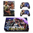 Fortnite decal skin sticker for Xbox One X console and controllers