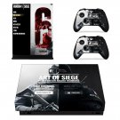 Tom Clancy's Rainbow Six Siege decal skin sticker for Xbox One X console and controllers