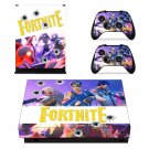 Fortnite decal skin sticker for Xbox One X console and controllers