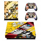 Cuphead decal skin sticker for Xbox One X console and controllers