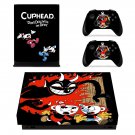 Cuphead decal skin sticker for Xbox One X console and controllers