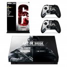 Tom Clancy's Rainbow Six Siege decal skin sticker for Xbox One X console and controllers