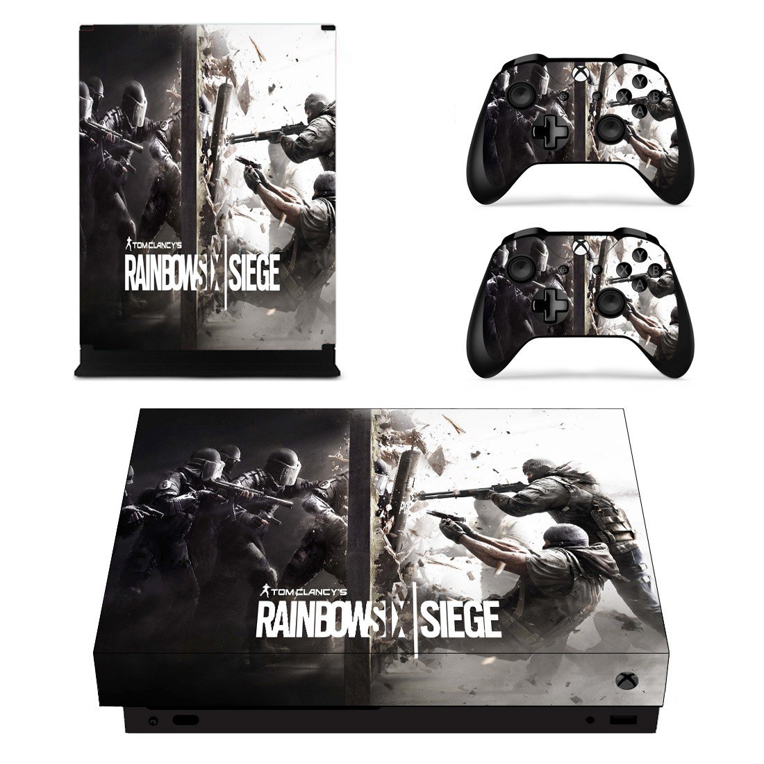 Tom Clancy's Rainbow Six Siege decal skin sticker for Xbox One X console and controllers