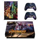 Avengers infinity war decal skin sticker for Xbox One X console and controllers