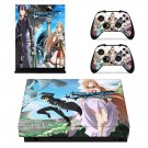 Sword Art Online Hollow Fragment decal skin sticker for Xbox One X console and controllers