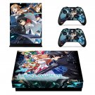Sword Art Online Hollow Fragment decal skin sticker for Xbox One X console and controllers