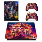 Avengers infinity war decal skin sticker for Xbox One X console and controllers