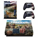 Far Cry 5 decal skin sticker for Xbox One X console and controllers